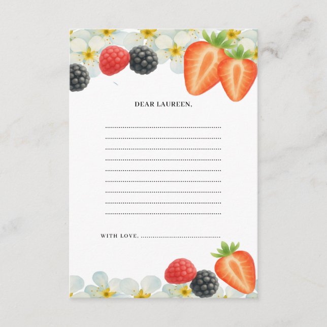 Time Capsule First Birthday Card Tack Kort (Framsida)