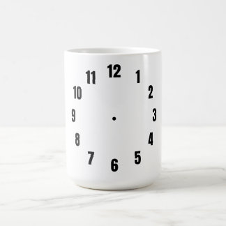 time clock kaffemugg