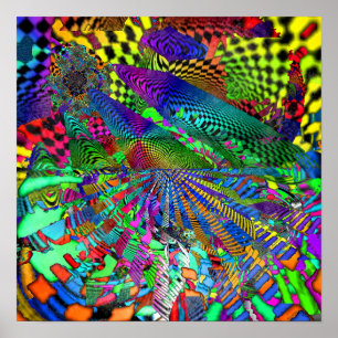 Time-fjäll illusion 1 poster