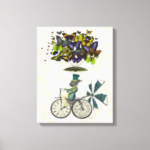 Time Flies Rabbit Canvastryck