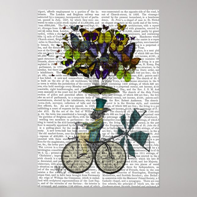 Time Flies Rabbit Poster (Framsidan)