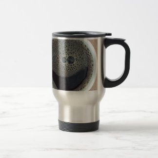 Time för kaffeansikte resemugg