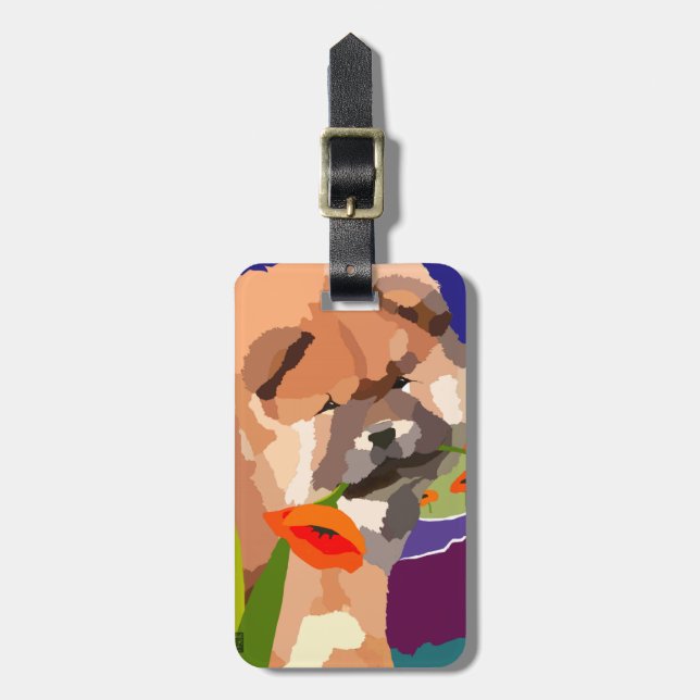 TIME FÖR MÄRKRE för VÅRChowbagage Bagagebricka (Vertikal Framsida)