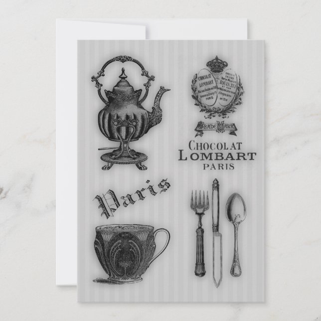 Time för Tea #5 Inbjudningar (Framsida)