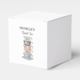 Time for Tea Bridal Shower Favor Boxes Presentaskar