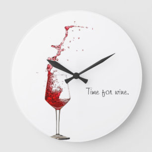 Time för vin stor klocka