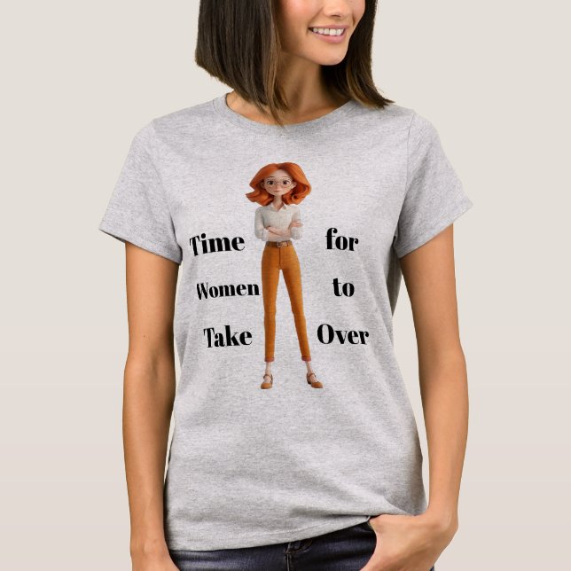 Time For Women T-Shirt (Framsida)