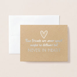 Time Friends - Sweet Bridesmaid Frieri Folierat Kort