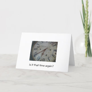 Time igen ..... kort