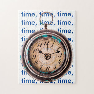 Time Jigszawa Puzzle of an Old Hand Wach Pussel