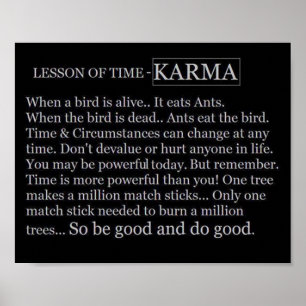 Time&Karma affisch
