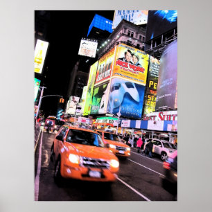 Time kvadrerar, den New York City affischen Poster