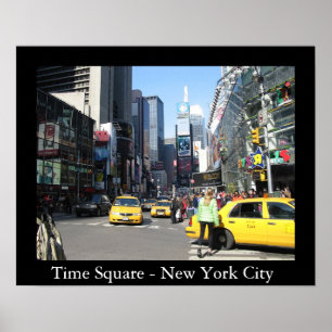 Time kvadrerar - New York City Poster