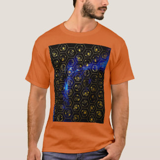 Time Lord Alphabet Blue Graphic T Shirt