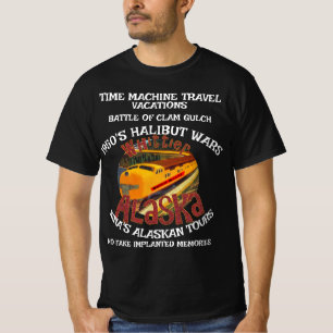 TIME MACHINE TRAVEL ALASKA SEMESTER CLAM GULCH T SHIRT