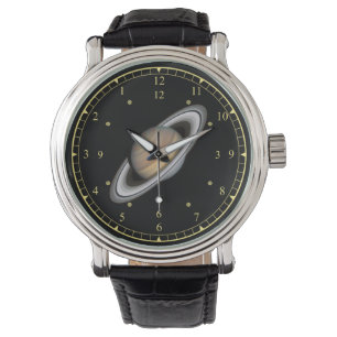Time Maskin ~ Benice Planet Saturn ~ Armbandsur