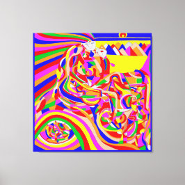 Time Maskin Canvastryck