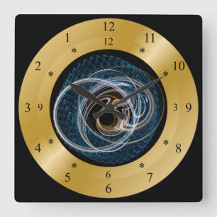 Time Maskin Clock ~ Chaos Galaxy ~ Black Hål ~ I Fyrkantig Klocka