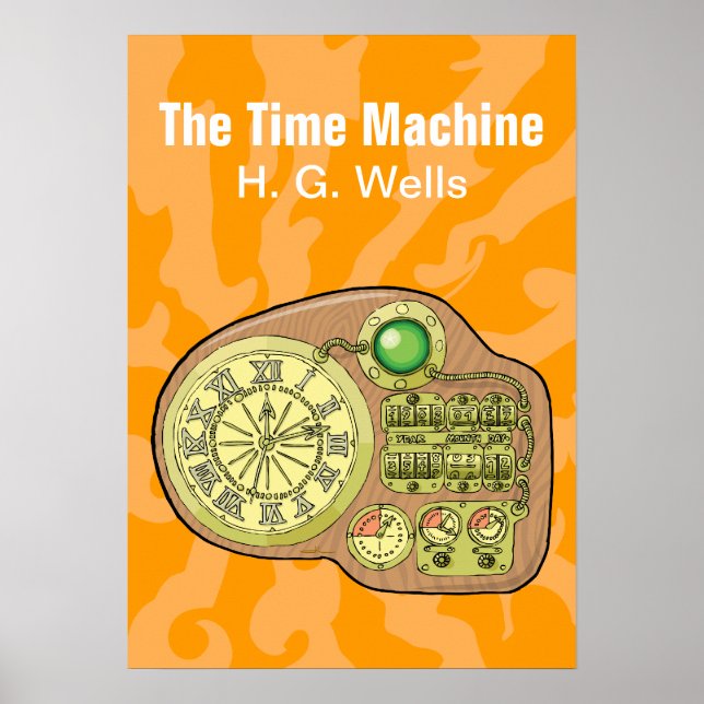 Time Maskin - H. G. Wells Poster (Framsidan)