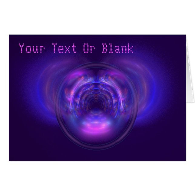 Time Maskin Hälsningskort (Framsidan Horizontal)