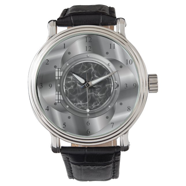 Time Maskin Portal ~XZZ 01~Time/Space/Continuum ~ Armbandsur (Framsida)
