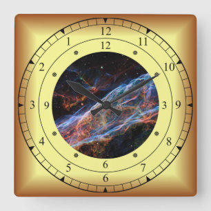 Time Maskin ~ Veil Nebula ~ tidsportalen ~ Fyrkantig Klocka
