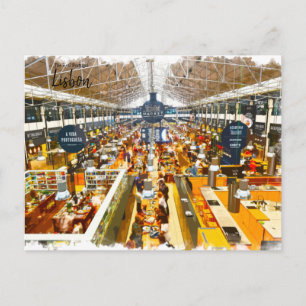 Time out Market Lissabon Portugal Vykort