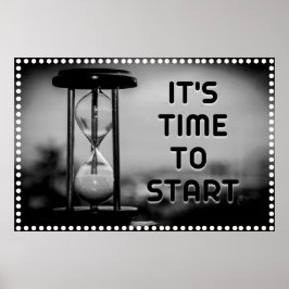 "Time" Positive Wall Art Poster