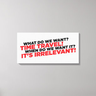 Time reser canvastryck