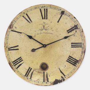 Time Runt Klistermärke