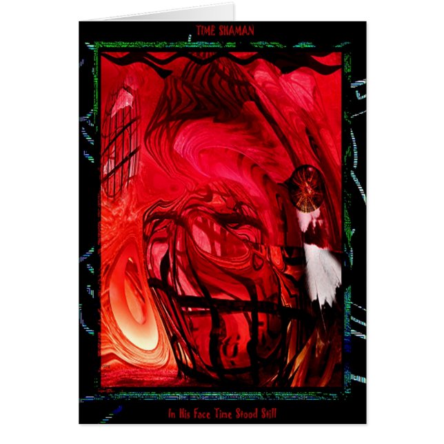 Time Shaman Hälsningskort (Framsidan)