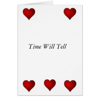 Time ska berättar hälsningskort