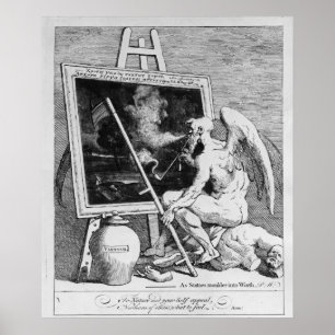 Time smoking a Picture, 1761 Poster
