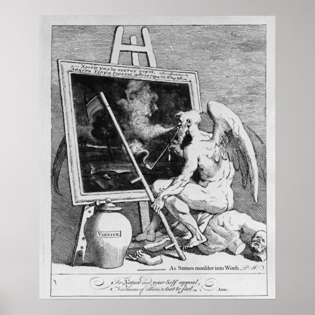 Time smoking a Picture, 1761 Poster (Framsidan)