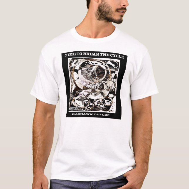 Time som bryter cykla t-shirt (Framsida)