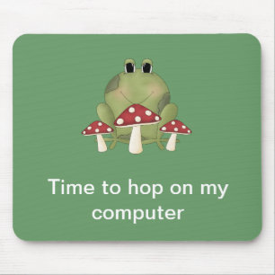 Time som hoppar på min dator Mousepad Musmatta