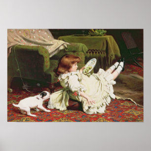Time som leker, 1886 poster