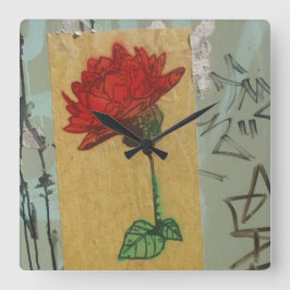 Time som luktar rografitti, tar tid på fyrkantig klocka