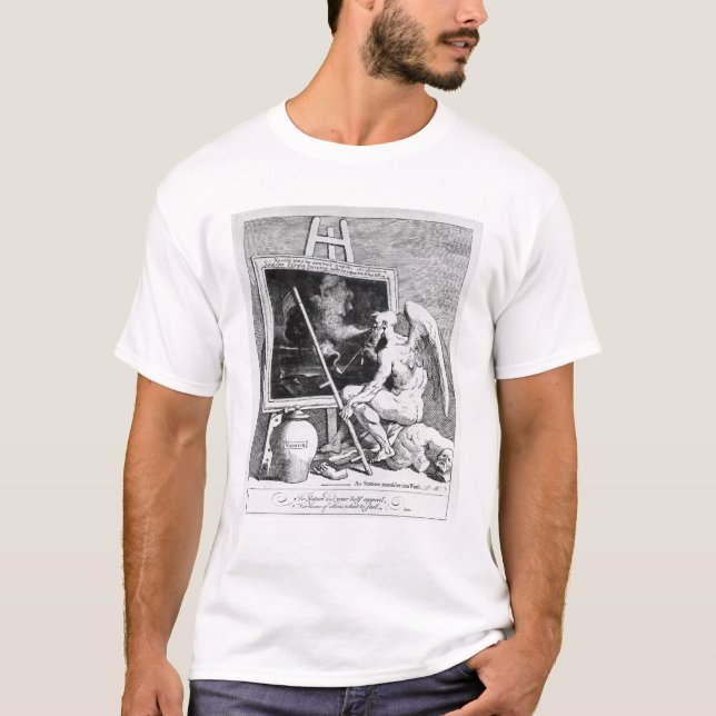 Time som röker en bild, 1761 tee (Framsida)