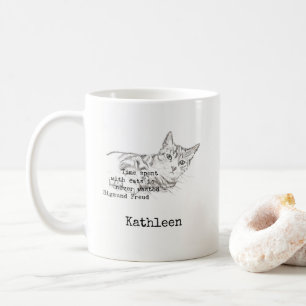 Time spenderade med katter. kaffemugg