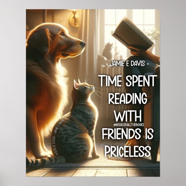 Time Spent Reading with Friends Poster (Framsidan)