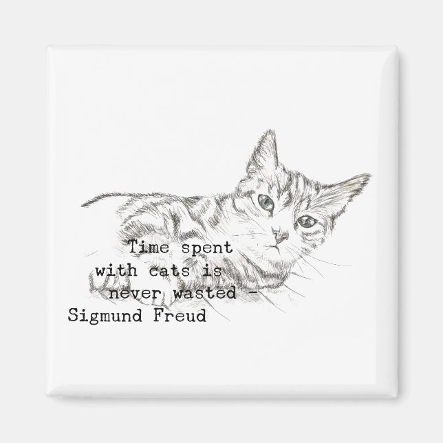 Time Spent with Cats . . . Magnet (Framsidan)