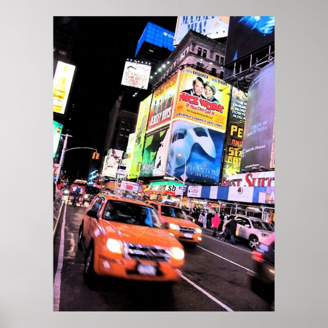 Time Square, New York City Poster (Framsidan)