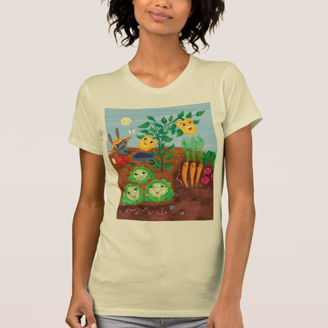 Time till Räkning-Trädgården Tee Shirt (Framsida)