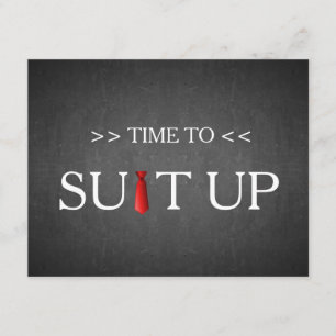 Time till Suitup svart krita stiger ombord den Inbjudningar