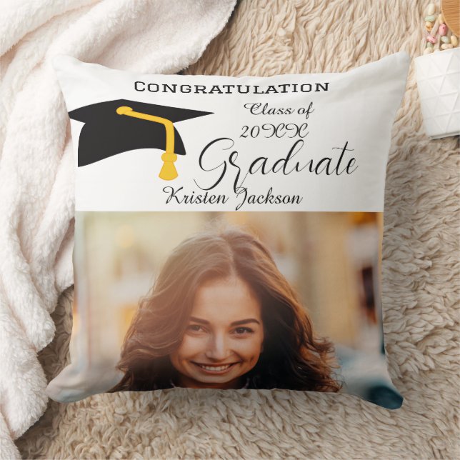 Time to Celebrate Graduation Photo  Kudde (Filt)
