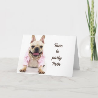 TIME TO "CELEBRATE" US - "TWIN'S" CARD KORT