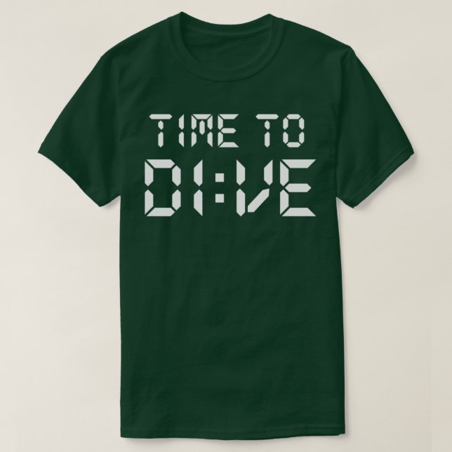 Time To Dive Cave Diving Dive Master Advanced Dive T Shirt (Design framsida)