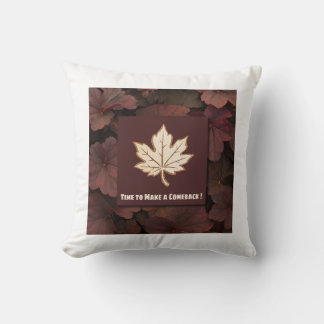 Time to Make a Comeback – Autumn Leaf Pillow Kudde