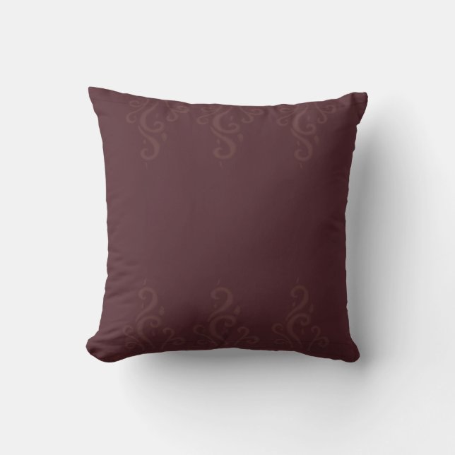 Time to Relax maroon-ed Throw Pillow  Kudde (Framsida)